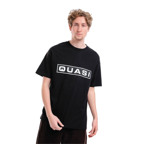 Quasi Skateboard QUATEE-BARLOGO-B T-Shirt Da Uomo Manica Corta