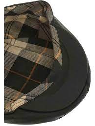 Barbour Waxed Men's Flat Cap Wax sage