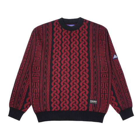 DEVA' STATES LINKS Jacquard Knit Sweater DSC4RB203F23