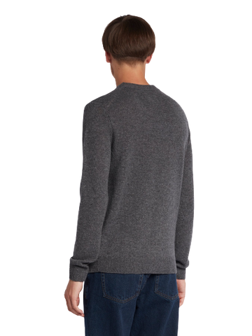 FARAH BIRCHALL CREW NECK LAMBSWOOL JUMPER MEN'S LONG SLEEVE JERSEY F4GFB042