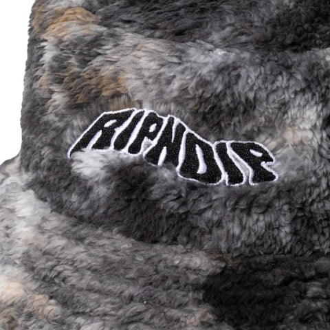 Ripndip Unisex Warped Tie Dye Sherpa Bucket Bucket Hat