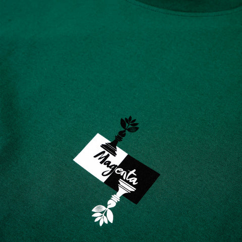 Magenta Green Chess Men's T-Shirt