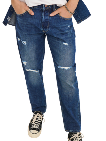 ONLY & SONS JEANS TAPERED FIT JEANS DA UOMO 22022959
