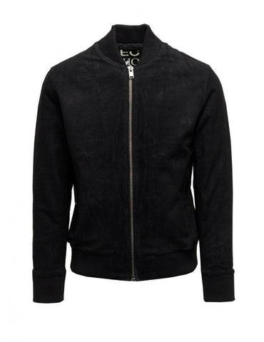 Selected Giacca in pelle scamosciata Bomber