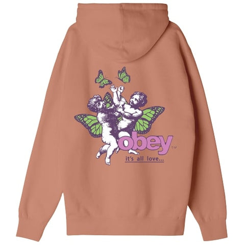 Obey It's All Love Premium Hooded Fleece 112843547-CRK