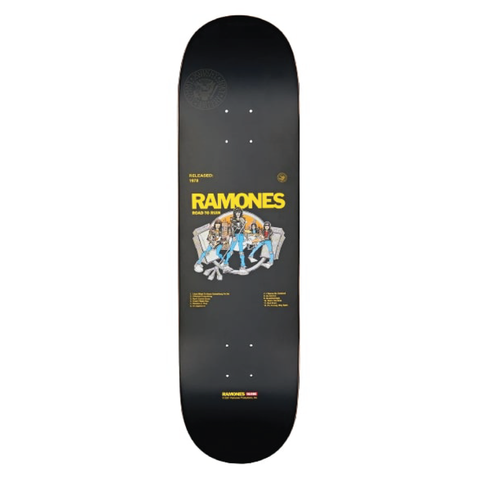 GLOBE X RAMONES ROAD TO RUN skate deck 10025424