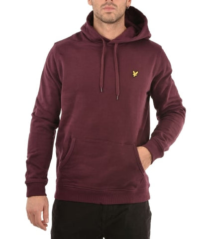 LYLE & SCOTT BRUSHBACK HOODIE FELPA DA UOMO CON CAPPUCCIO ML1139V